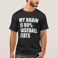 Mein Gehirn ist 99 Baseball Stats Coach Catcher Pi