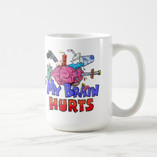 Mein Gehirn tut dem dunklen Spaß weh Kaffeetasse