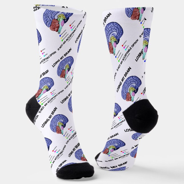 Mein Gehirn zu verlieren ist keine akzeptable Opti Socken (Gewinkelt)