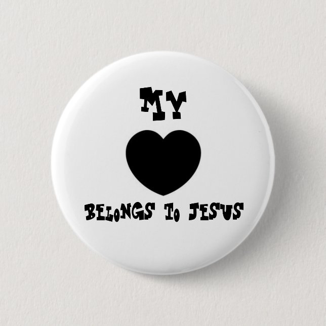 Mein, gehört Jesus Button (Vorderseite)