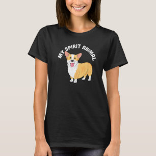 Mein Geist Tier Corgi Hund Mama und Hund Vater T-Shirt