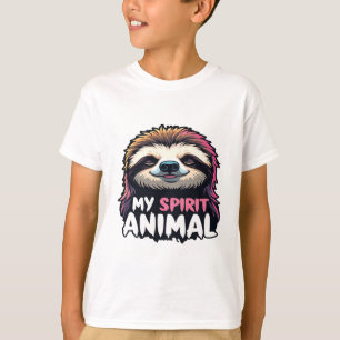 Mein Geist Tier - Entspanntes, faules Design T-Shirt