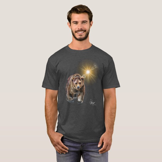 Mein Geist Tier - Grizzlybär T-Shirt (Vorne ganz)