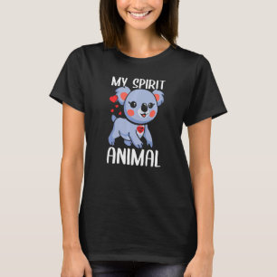 Mein Geist Tier Koala mit meiner Liebe Sie Herzen T-Shirt