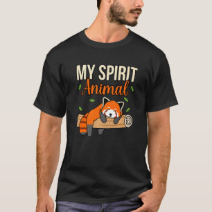 Mein Geist Tier Red Pandas Niedlich Panda Graphi T-Shirt