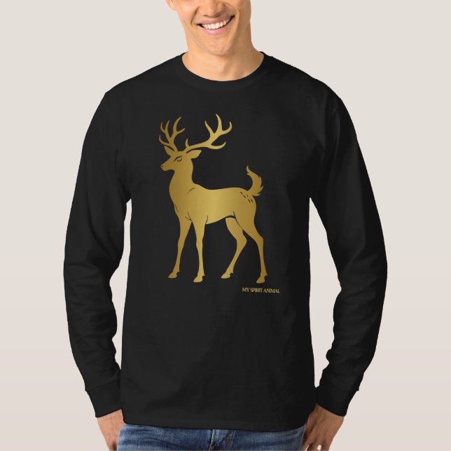 Mein Geist Tier - Stag T-Shirt (Vorderseite)