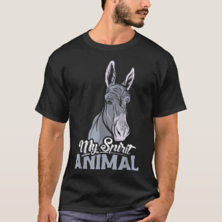 Mein Geist Tierdesign Esel-Liebhaber und Esel T-Shirt
