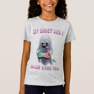Mein Geist und ich - Gamer-Geist Lustiger Grusel T-Shirt