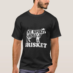 Mein Geisttier ist Brisket Grillen Grill Funny Gri T-Shirt