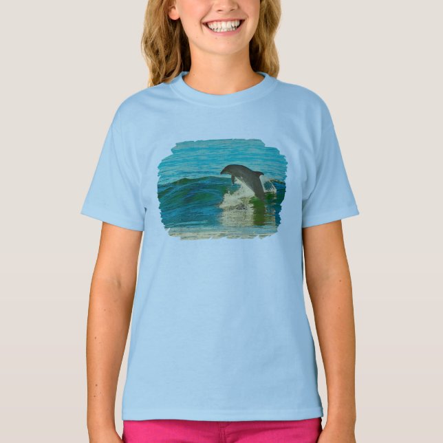 Mein Geisttier ist ein Delphin T-Shirt (Vorderseite)
