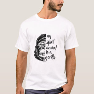 Mein Geisttier ist ein Gorilla - Affe, Funny Goril T-Shirt