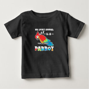 Mein Geisttier ist ein Papagei Baby T-shirt