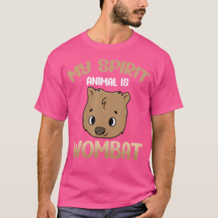 Mein Geisttier ist Wombat Lover Witzige T-Shirt