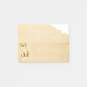 Mein gelber Labrador aß meine Hausaufgaben Post-it Klebezettel