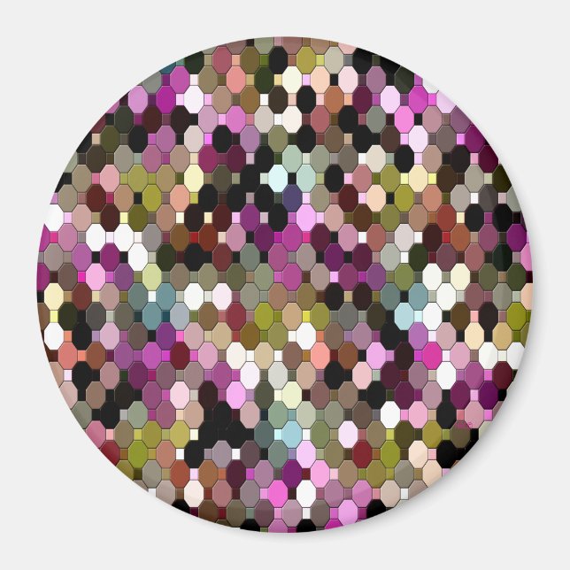 Mein geometrischer Garten... Magnet (Vorne)