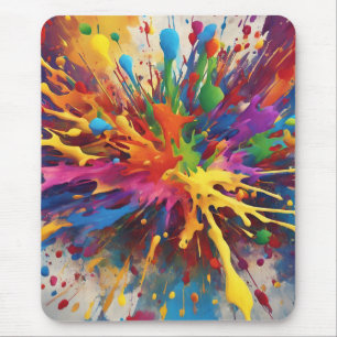 Mein geplattertes Farbmousepad Mousepad