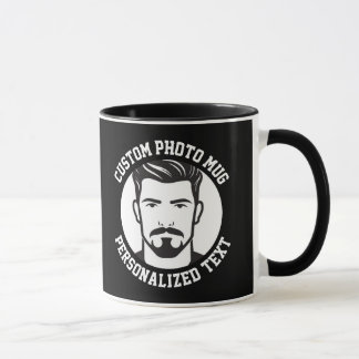 Mein Gesicht auf einem benutzerdefinierten Kombi-B Tasse