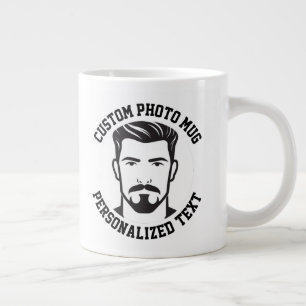 Mein Gesicht auf einem benutzerdefinierten riesige Jumbo-Tasse