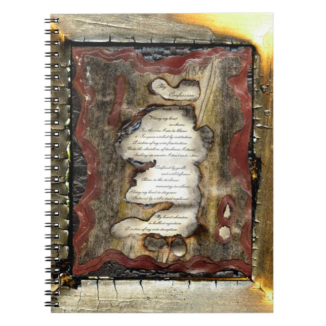 Mein Geständnis Notizblock (Vorderseite)