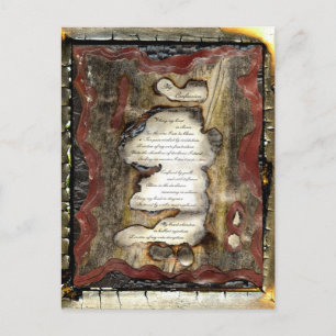 Mein Geständnis Postkarte