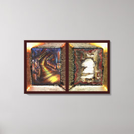 Mein Geständnis und meine Lichttreppe Leinwanddruck