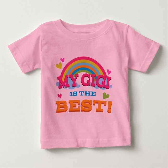 Mein Gigi ist das Beste Baby T-shirt (Vorderseite)