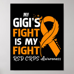 Mein Gigi-Kampf ist mein Kampf Rsd Crps Bewusstsei Poster