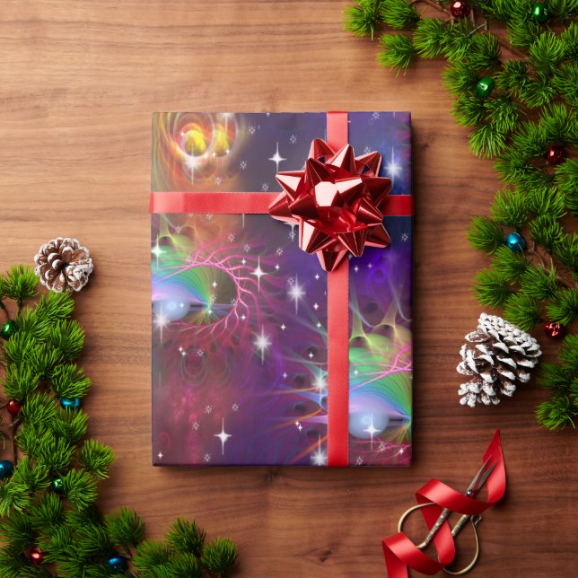 Mein glamouröses Funky Disco-Muster Geschenkpapier (Feiertagsgeschenk)