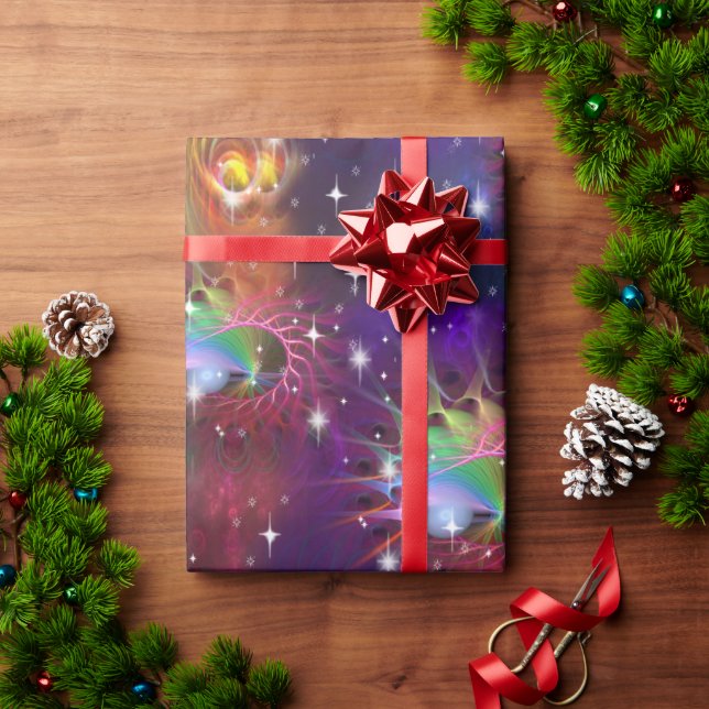 Mein glamouröses Funky Disco-Muster Geschenkpapier (Feiertagsgeschenk)