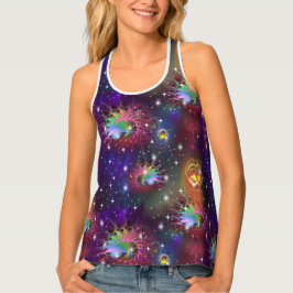 Mein glamouröses Funky Disco-Muster Tanktop