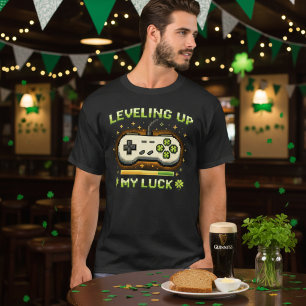 Mein Glück Aufleveln Lustiger St. Patrick’s Day Ga T-Shirt