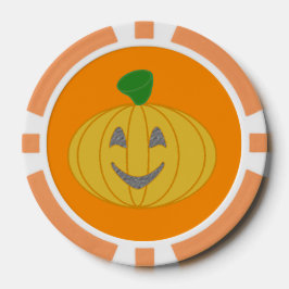 Mein Glück Orange Pumpkin Halloween-Party Poker Ch Pokerchips