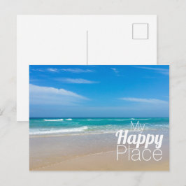 Mein Glück Place Blue Ocean Postkarte