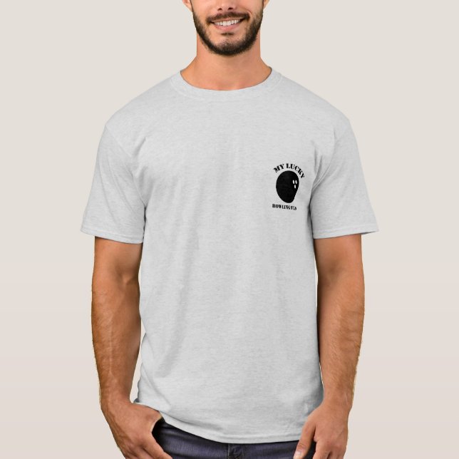 Mein Glücklicher Bowling T-Shirt (Vorderseite)