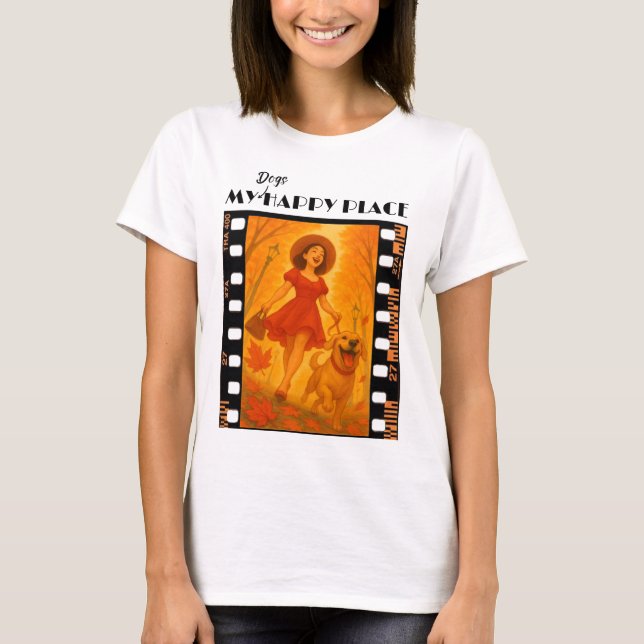Mein glücklicher Ort T-Shirt (Vorderseite)