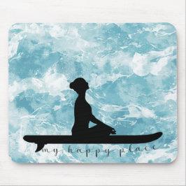Mein glücklicher Ort Yoga Mousepad