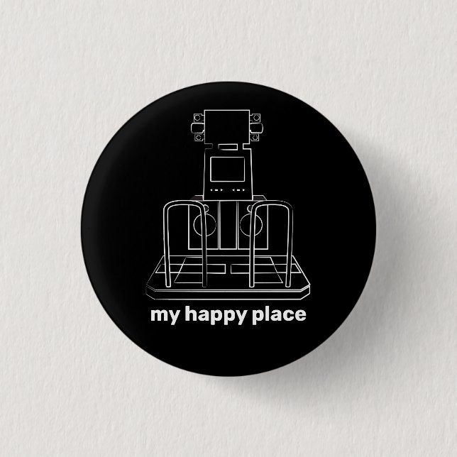 Mein glücklicher Platz Button (Vorderseite)