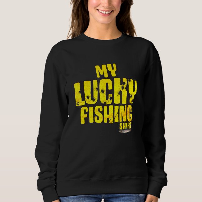 Mein Glücksgefühl Fischen Kostüm - Freshwater Fish Sweatshirt (Vorderseite)