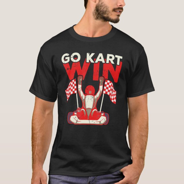 Mein Go Kart wird schneller als dein Auto Kart T-Shirt (Vorderseite)
