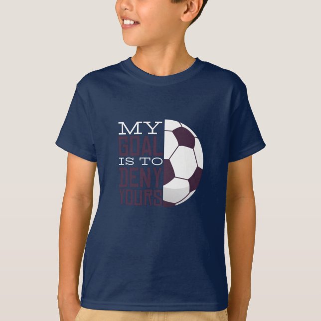 Mein Goal-Fußball-Geschenk für Fußballfans T-Shirt (Vorderseite)