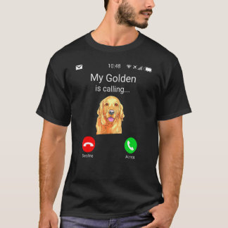 Mein Golden nennt Spaß Golden Retriever Dog T-Shirt