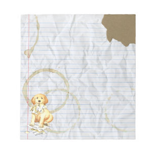 Mein Goldenes aß meinen Unterrichtsplan Notizblock