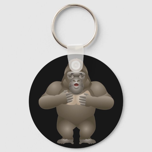 Mein Gorilla Schlüsselanhänger (Vorderseite)