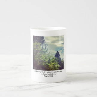 Mein Gott heilt - Knochen-China-Tasse Prozellantasse