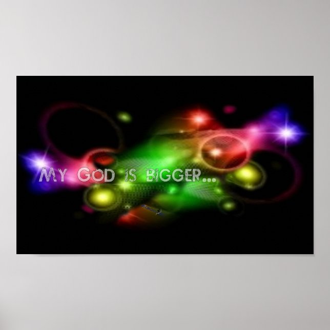 Mein Gott ist ein größeres Poster (Vorne)