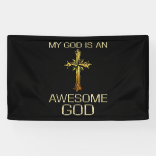 Mein Gott ist ein Phantastischer Gott Christlich R Banner