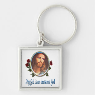 Mein Gott ist eine phantastische Christliche Tasse Schlüsselanhänger