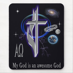 Mein Gott ist phantastischer Gott Mousepad