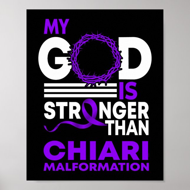 Mein Gott ist stärker als Chiari-Malformation Poster (Vorne)
