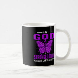Mein Gott ist stärker als das Bauchspeicheldrüsenk Kaffeetasse